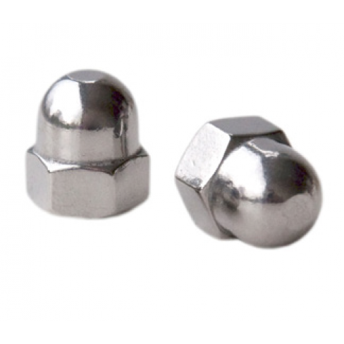Dome Nuts zinc plated M4 - M16 stainless steel M3 - M12