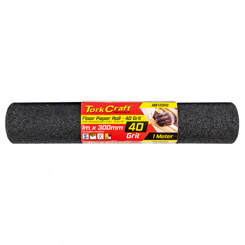 FLOOR PAPER ROLL 300MM X 1M 40 GRIT