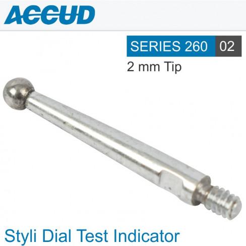 STYLI DIAL TEST INDICATOR CARBIDE TIP 2MM FOR  INDICATORS