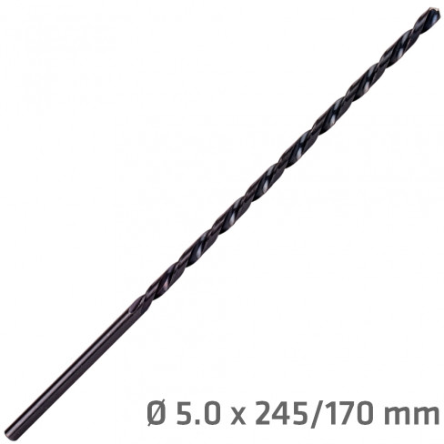HSS DRILL BIT 5MM 245 X 170 EXTRA LONG