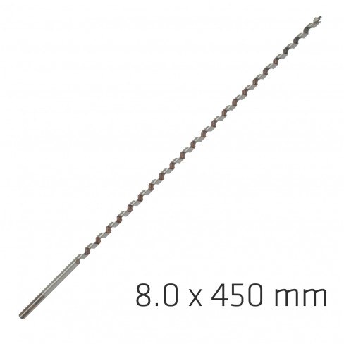 WOOD AUGER DRILL BIT 8 X 450MM