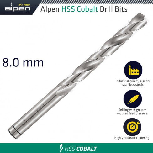 Silverline 228523 Cobalt Drill Bit 9.0 mm 