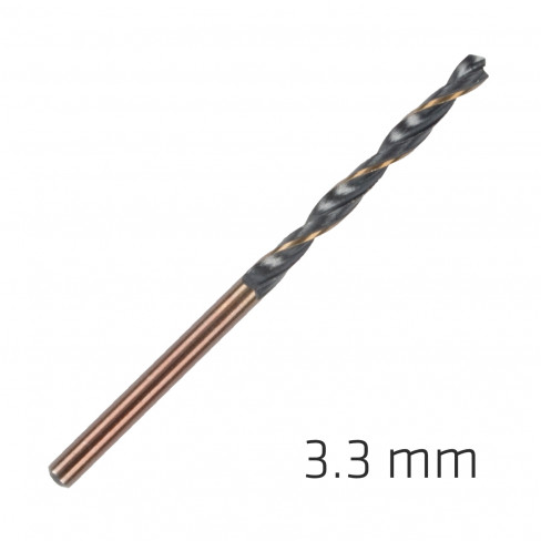 HSS SPRINT MASTER 3.3MM 10-PACK HANG TAG DIN 338 ALPEN DRILL BITS