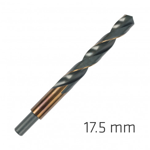 HSS SPRINT MASTER 17.5MM RED SHANK 12.5MM X1 SLEEVED DIN338 ALPEN DRIL